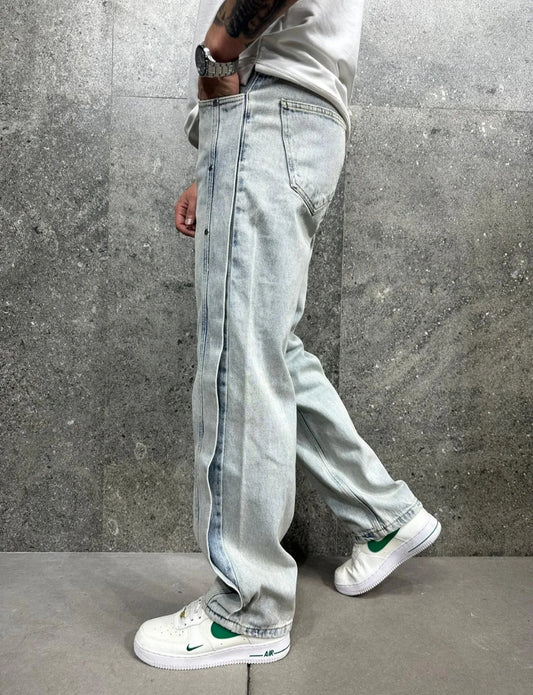 PANTALON JEAN - Fente Latérale